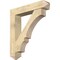 Ekena Millwork Balboa Arts and Crafts Rough Sawn Bracket w/ Offset Brace, Douglas Fir, 8"W x 40"D x 44"H BKT0806X40X44BOA03RDF - alternate 1